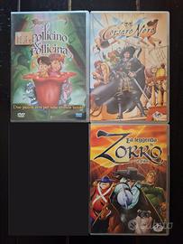 Lotto di 3 DVD per bambini