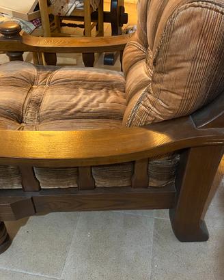 Poltrona legno massello