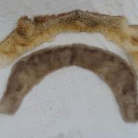 collo pelliccia visone + collo pelliccia volpe