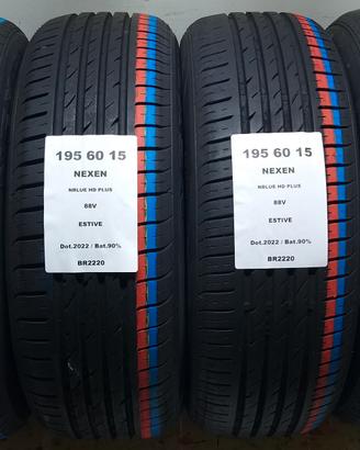 4 GOMME 195 60 15 NEXEN BR2220
