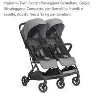 Passeggino gemellare Inglesina