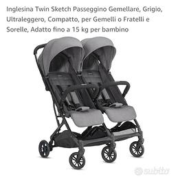 Passeggino gemellare Inglesina