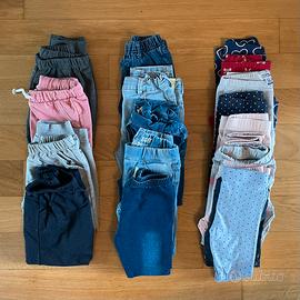 Jeans, leggings, pantaloni tuta bambina / 98, 104