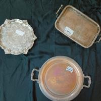 vassoio antichi Sheffield plate 