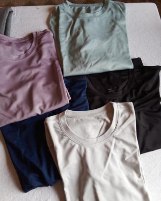 set 5 maglie maniche lunghe 