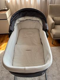 Culla carrozina inglesina con piedistallo