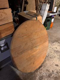 TAVOLO OVALE IN ROVERE MASSELLO