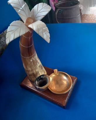 set da fumo. in osso 