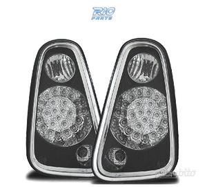 FANALI MINI COOPER R50 R53 01-06 LED NERI