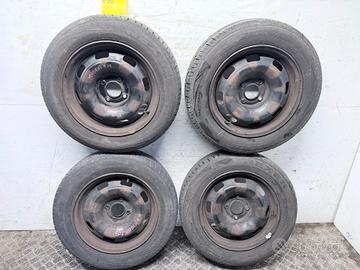 4 CERCHI IN FERRO 15” PEUGEOT 208 2008 207 CON GOM