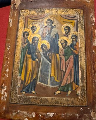 Icona antica su legno