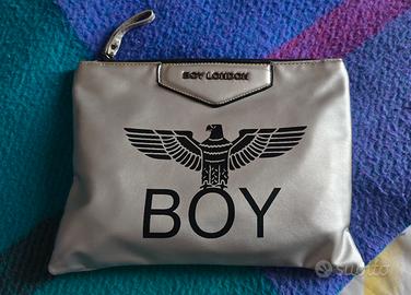 borsello mano Boy London argento 