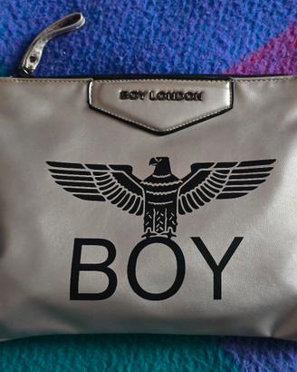 borsello mano Boy London argento 