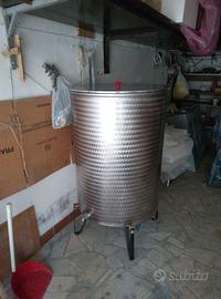 Cisterna acciaio per alimenti 400lt