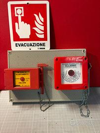 Quadro pulsanti, emergenza antincendio