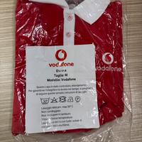 polo manica lunga Vodafone donna tutte le taglie