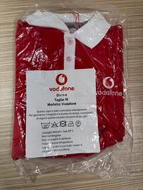 polo manica lunga Vodafone donna tutte le taglie