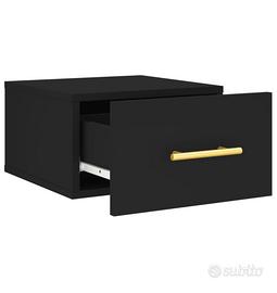 Comodini sospesi neri