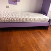Letto singolo lilla