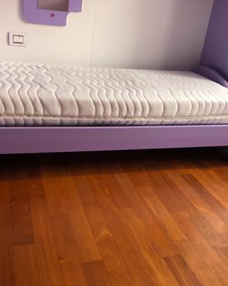 Letto singolo lilla
