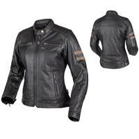 GIACCA PELLE VINTAGE MOTO CADE' RACER MOORE DONNA