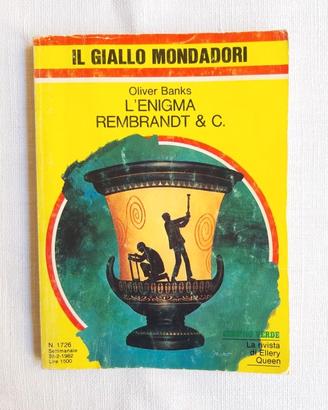 L’enigma  Rembrandt  .Oliver Banks.  Mondadori