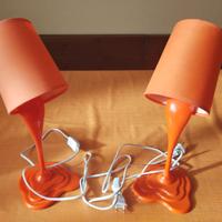 Lampade da comodino  arancioni