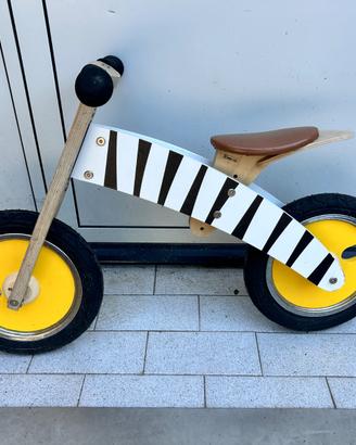 Balance bike Scratch-europe zebra basil