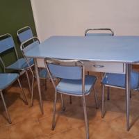 Tavolo e sedie formica anni 60