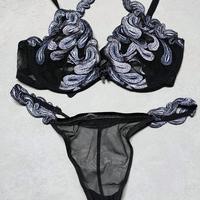Completo intimo donna nero tg. 2