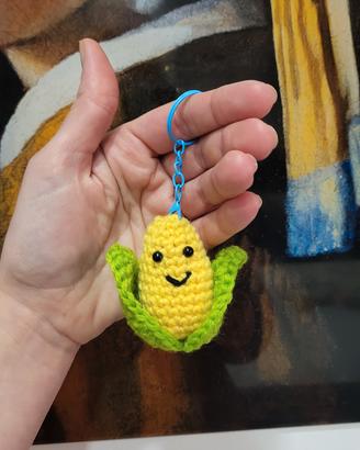 Portachiavi Pannocchia felice 🌽 uncinetto