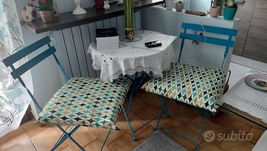 Tavolo per interno/esterno. Colore blu