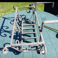 PORTA VASA IN FERRO BATTUTO ANNI 60