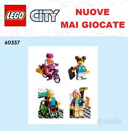 LEGO - Lotto 4 Minifigures del Treno 60337 NUOVO