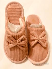 Ciabatte rosa con fiocco (n40) (n36)