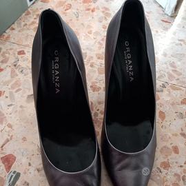 Scarpe Organza made in Italy 41 color platino