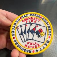 Militare patch vigili del fuoco americani