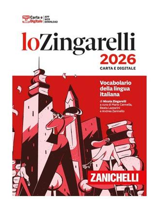 Vocabolario italiano LoZingarelli 2026 nuovo 