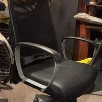 Sedia da Ufficio Ergonimica con Schienale Alto Ner