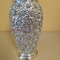 Vaso Stilarte linea Margherita in argento laminato