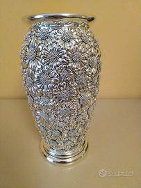 Vaso Stilarte linea Margherita in argento laminato