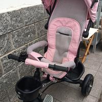 Triciclo KINDERKRAFT x bambini con maniglione