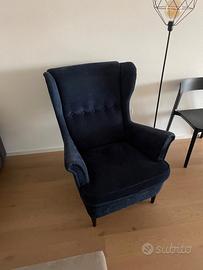 Poltrona Ikea + pouf
