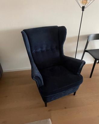 Poltrona Ikea + pouf