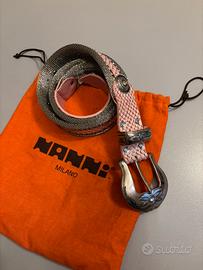 Cintura  pitonata rosa