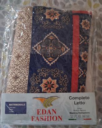 set copriletto + 2 federe + copri cuscino 