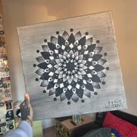 Quadro Mandala su tela originale