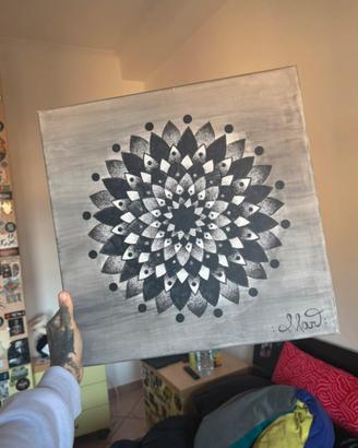 Quadro Mandala su tela originale