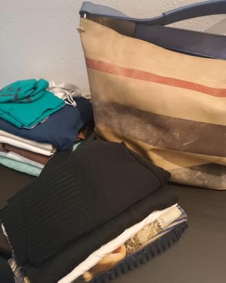 vestiti vari e borsa 