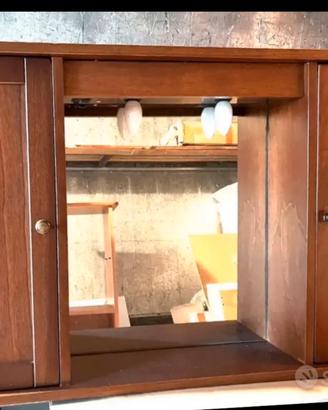 Specchio da bagno in arte povera